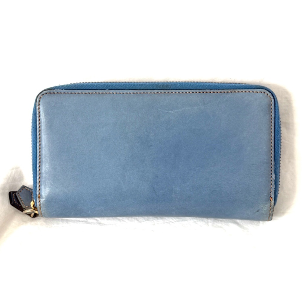 Large VNTG DOONEY & BOURKE Sky Blue Women's Wallet - Picture 3 of 10